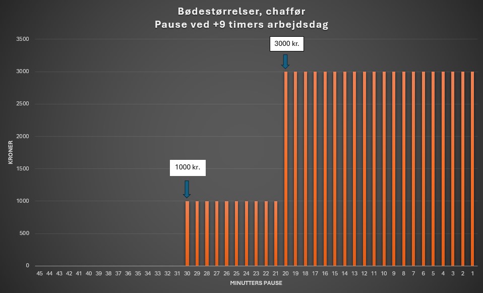 Arbejdstid på mere end 9 timer. Arbejdstidsregler for mobile arbejdstagere.